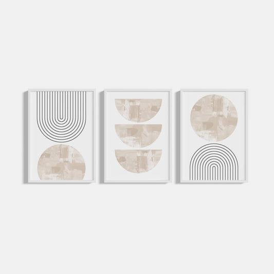 Boho Beige 3-Poster Set