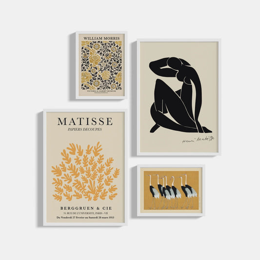 Set of 4 posters Kari