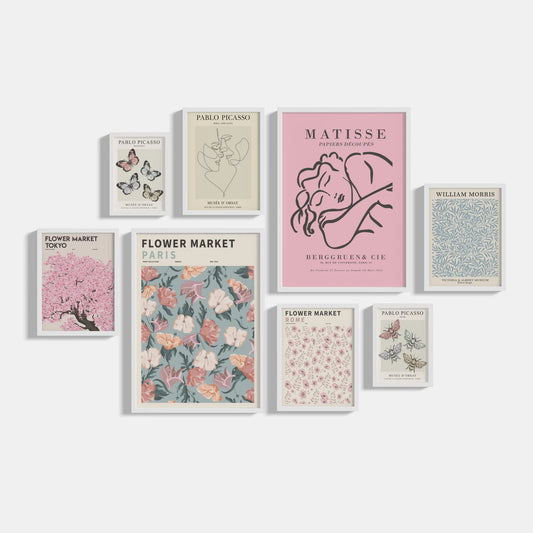 Set of 8 LeMini posters
