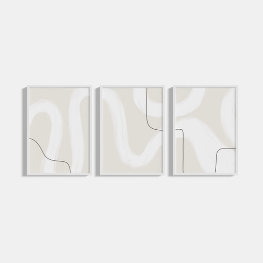 Set of 3 Lines posters