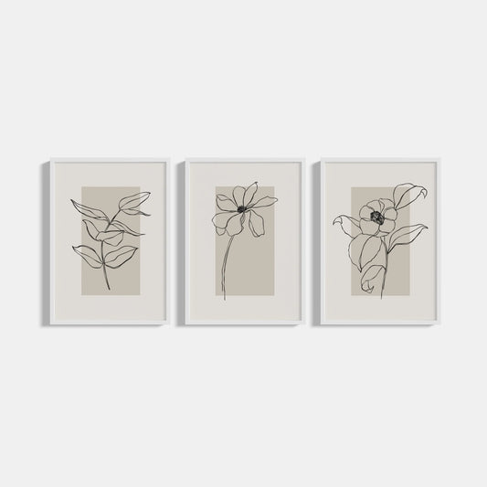 Set of 3 Minimalist posters