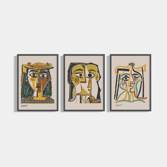 Sestava 3 plakátů Picasso