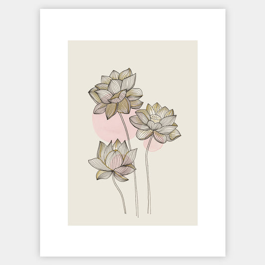 Pink Flowers Poster